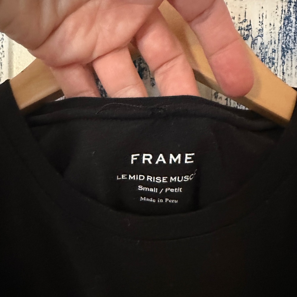 Frame Le Mid Rise Muscle Tank Small - Picture 2 of 2